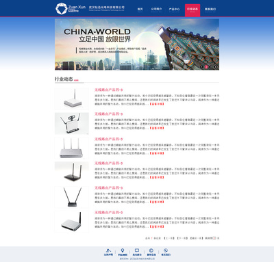 武漢鉆迅光電企業官網設計 科技與專業的融合